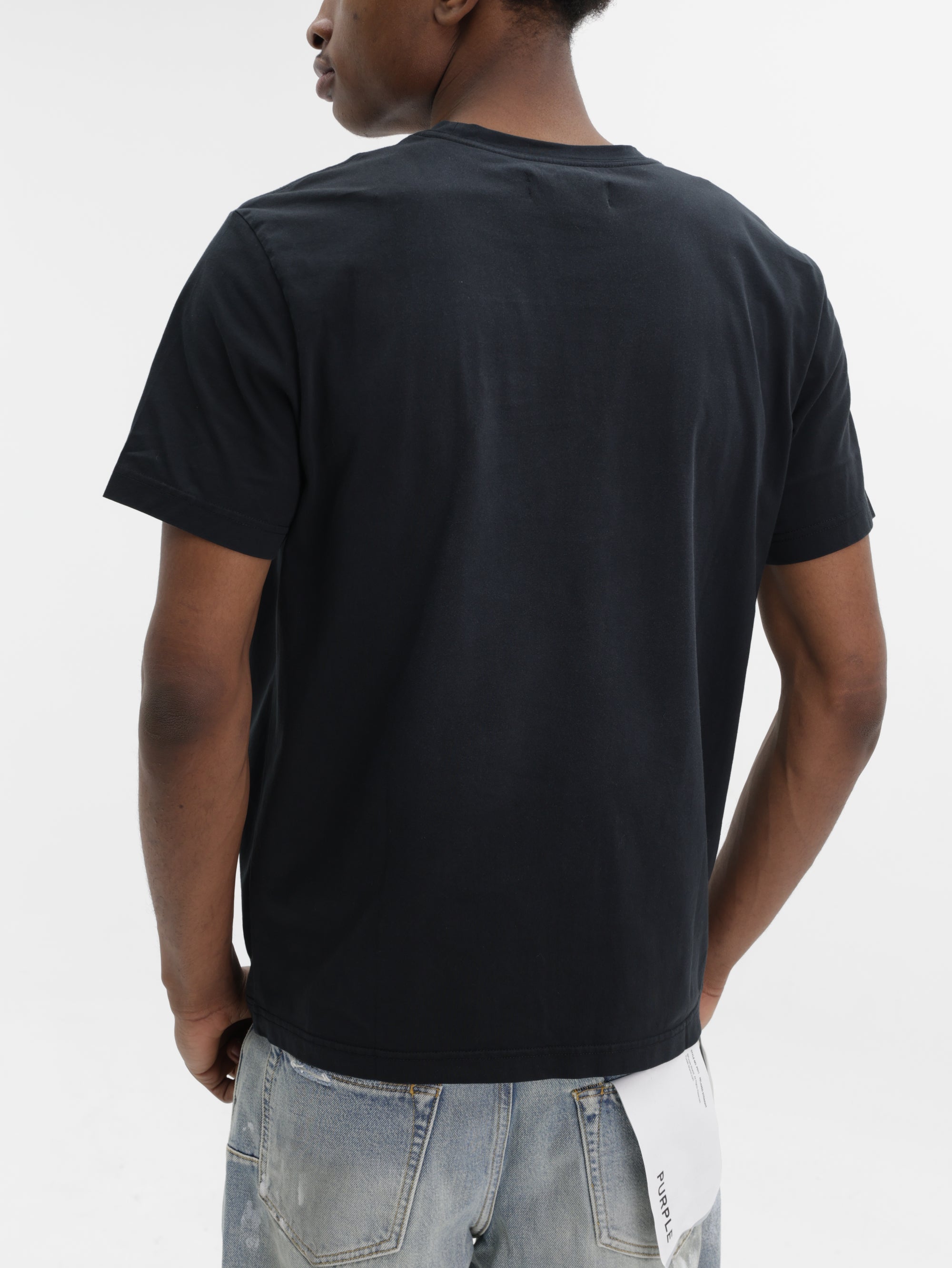Purple T-Shirt Clean  Black