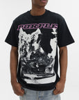 Purple T-Shirt Hwt  Black
