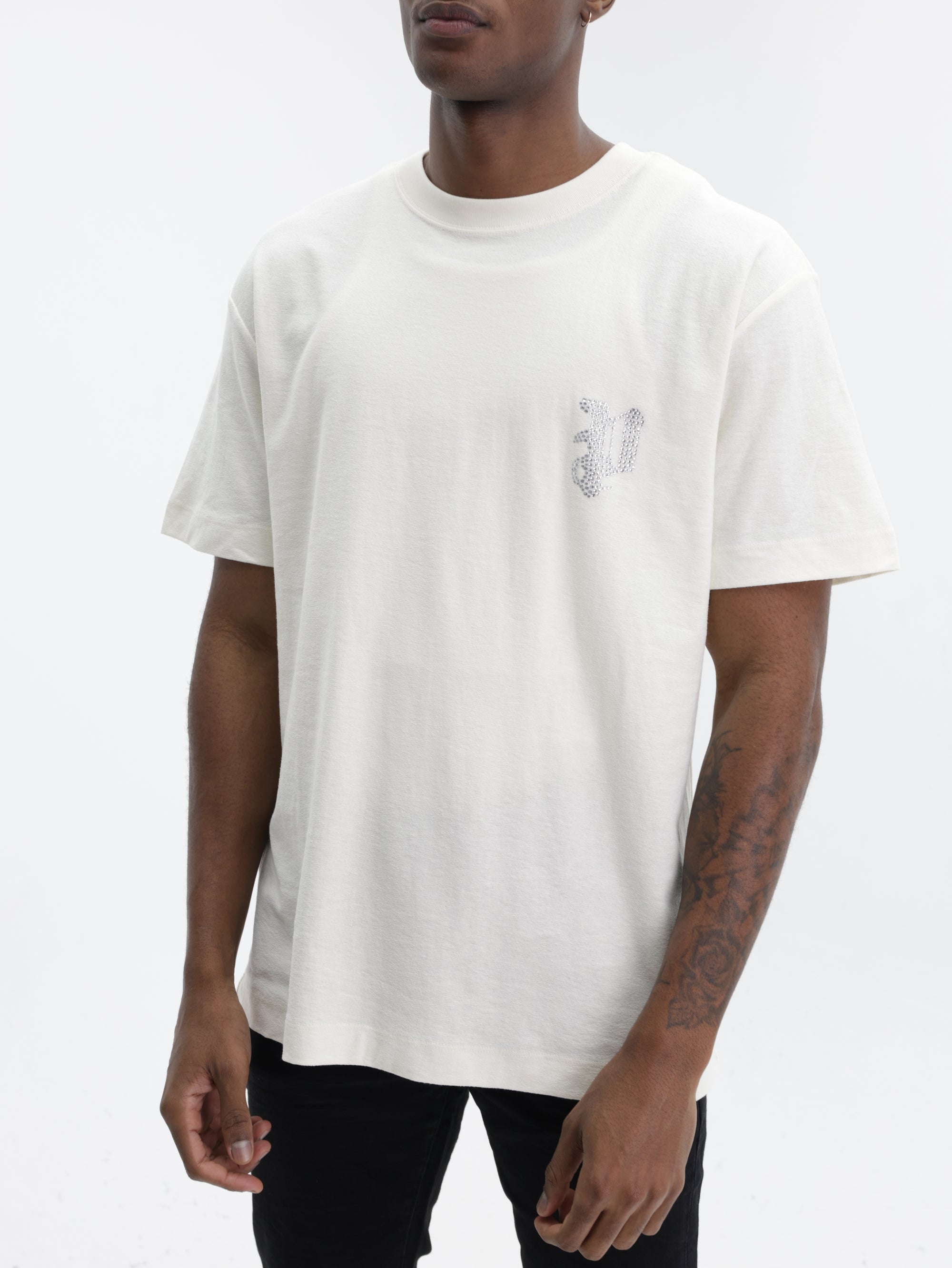 Purple T-Shirt Textured Off White