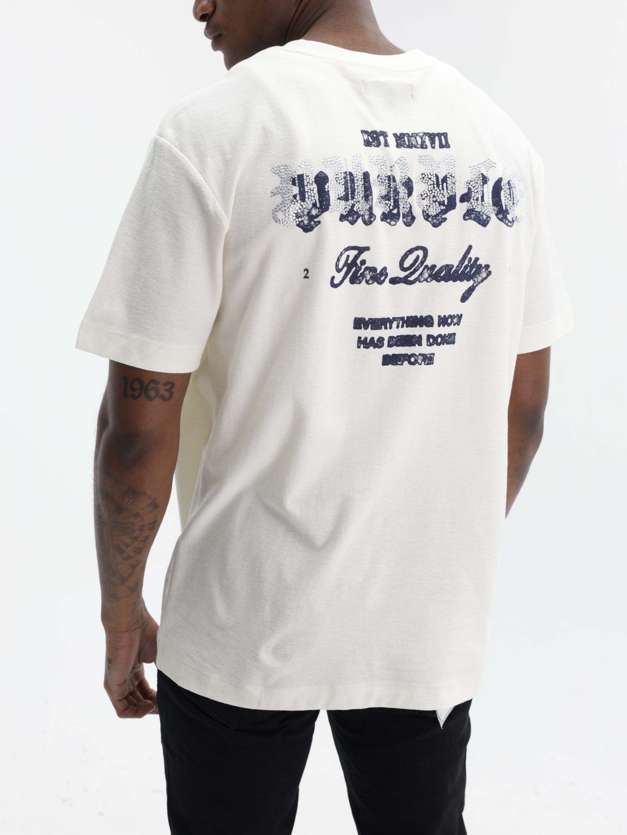 Purple T-Shirt Textured Off White