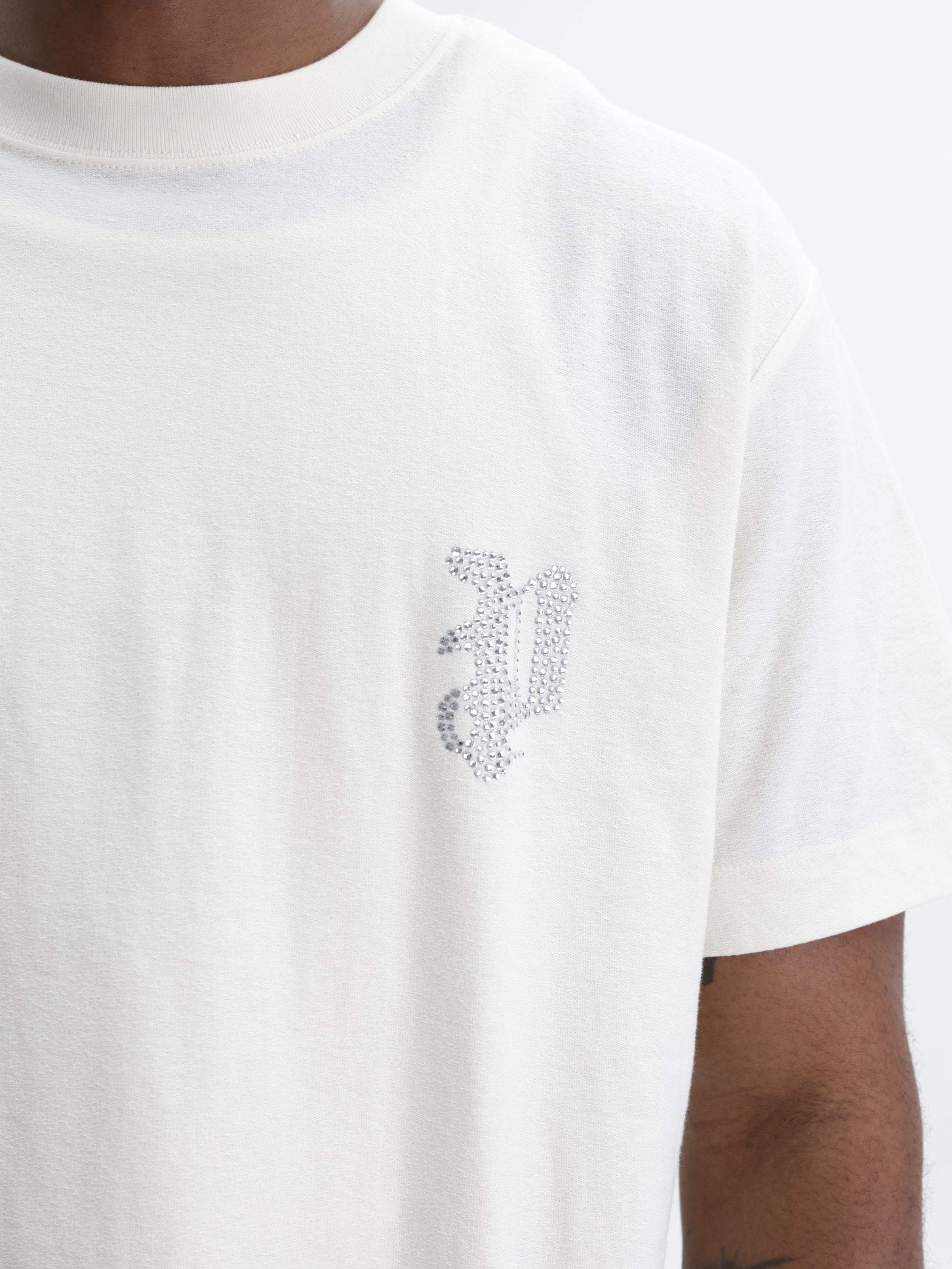 Purple T-Shirt Textured Off White