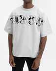 Purple T-Shirt Hwt Textured Grey