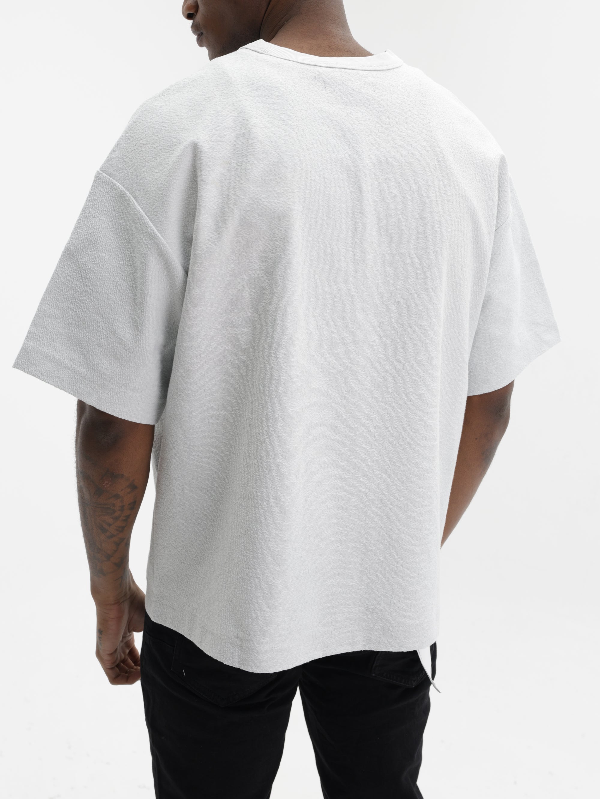 Purple T-Shirt Hwt Textured Grey