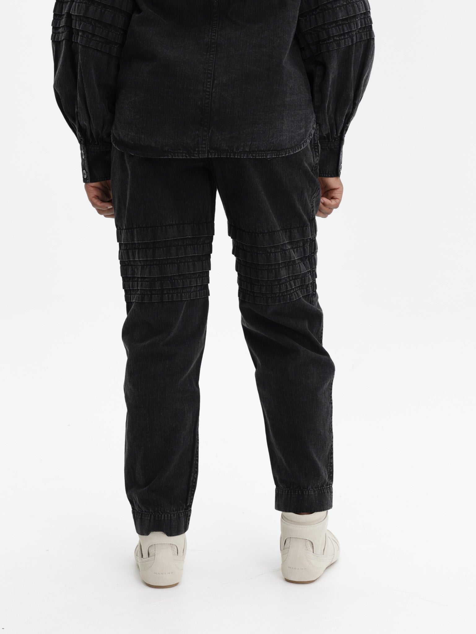 Isabel Marant Pants Mellya Faded Black - AL Capone Premium