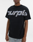 Purple T-Shirt Hwt  Black