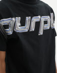 Purple T-Shirt Hwt  Black