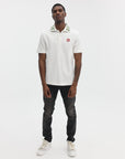 Casablanca Golfer Classic Laurel Pique Off-White