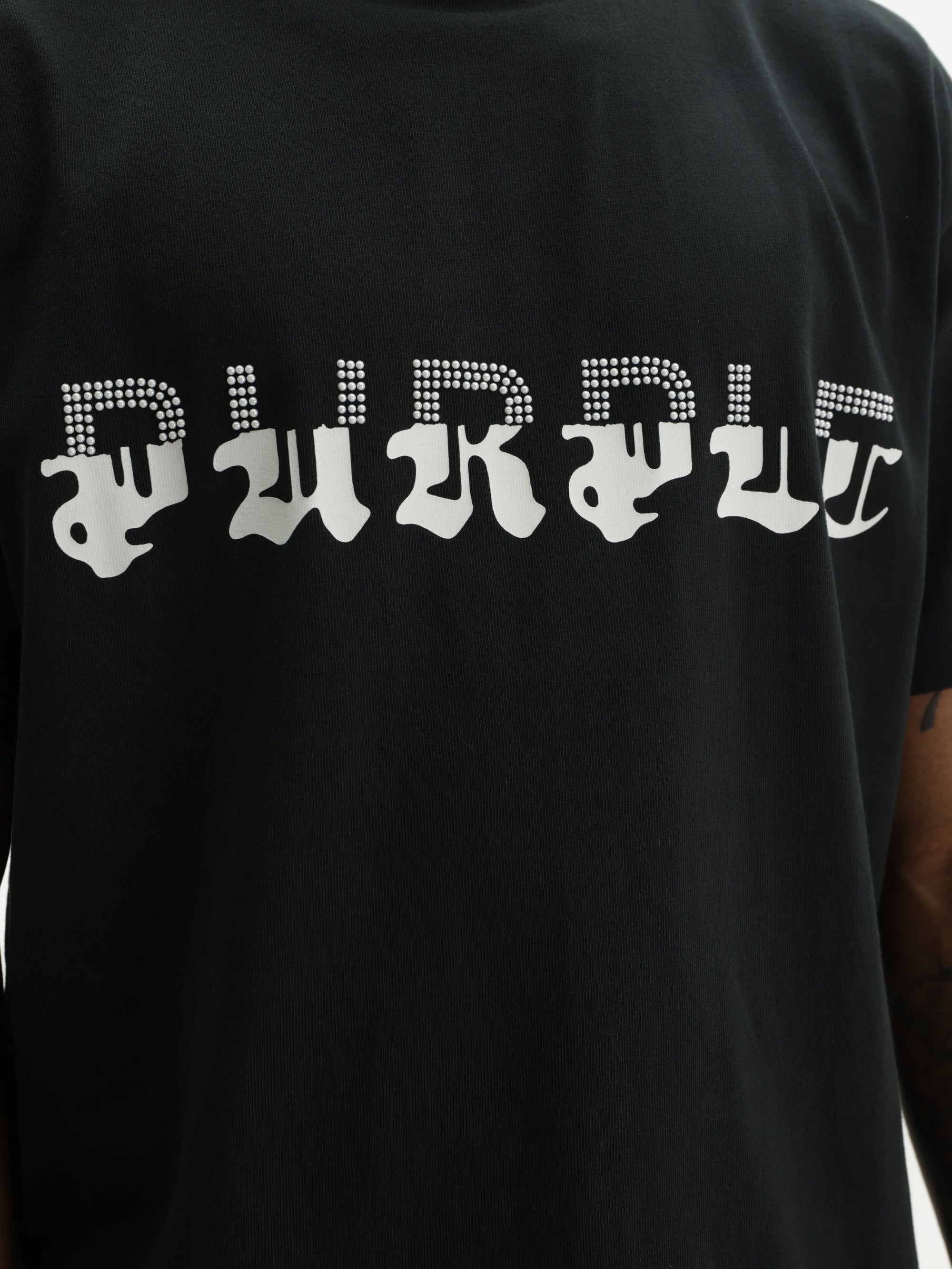 Purple T-Shirt Hwt  Black