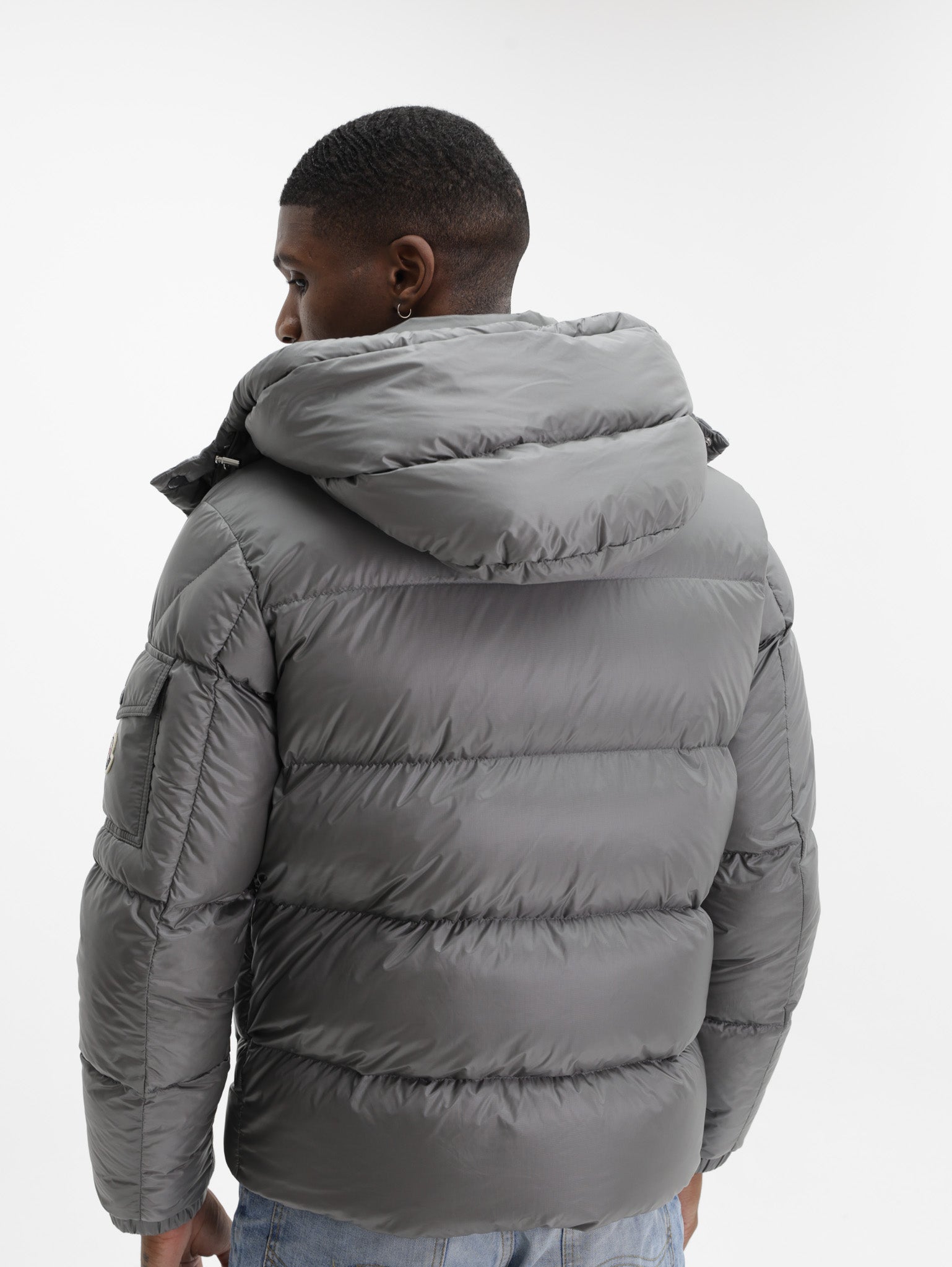 MONCLER DOUDOUNE ELASTIQUE グレー ダウンジャケット Moncler Jacket Couyere Jacket Grey - AL Capone Premium
