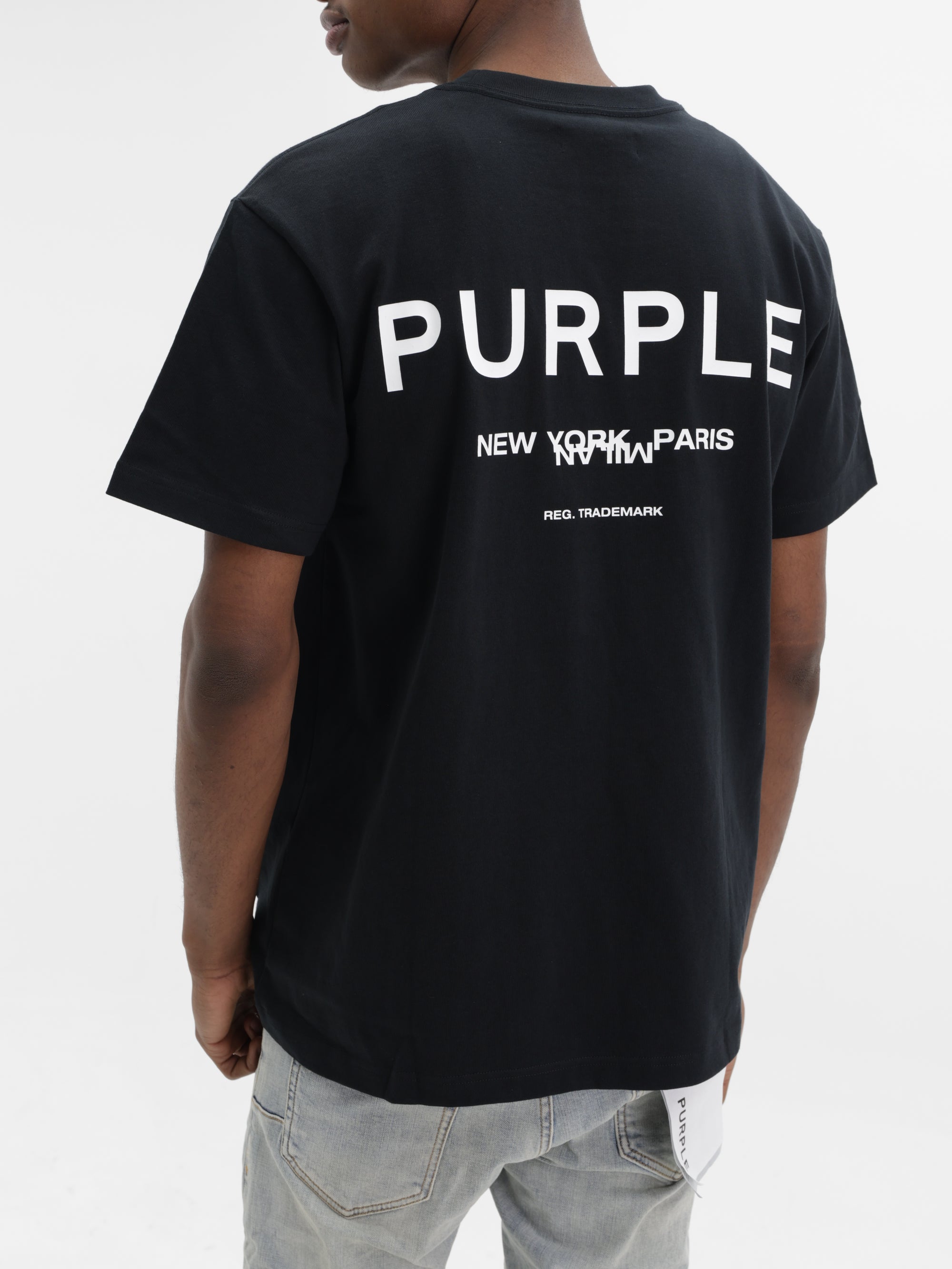 Purple T-Shirt Hwt  Black