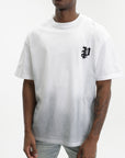Purple T-Shirt Merc Oversized  White