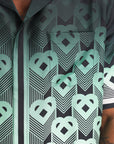 Casablanca Shirt Cuban Collar Monogram Gradient Multi