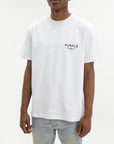 Purple T-Shirt Hwt  White