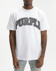 Purple T-Shirt Hwt  White