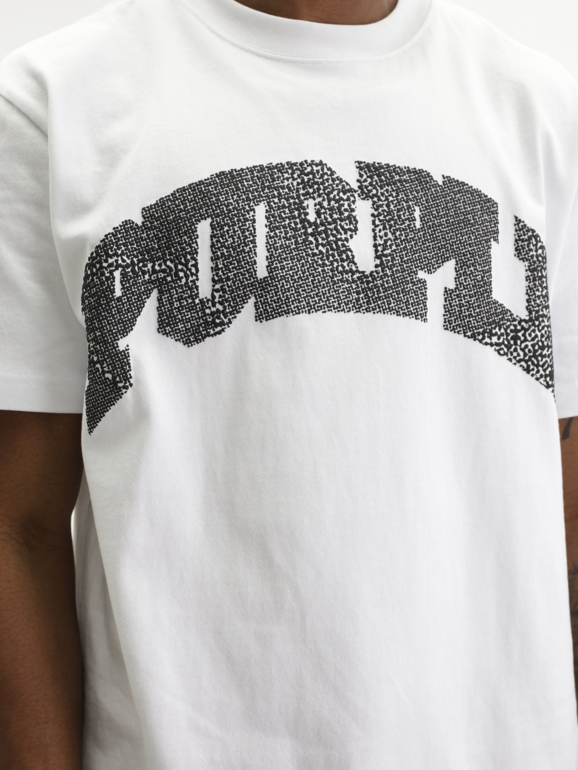 Purple T-Shirt Hwt  White