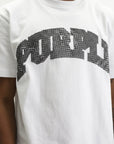 Purple T-Shirt Hwt  White