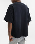 Purple T-Shirt Hwt Textured Black