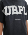 Purple T-Shirt Hwt Textured Black