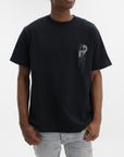 Purple T-Shirt Hwt  Black