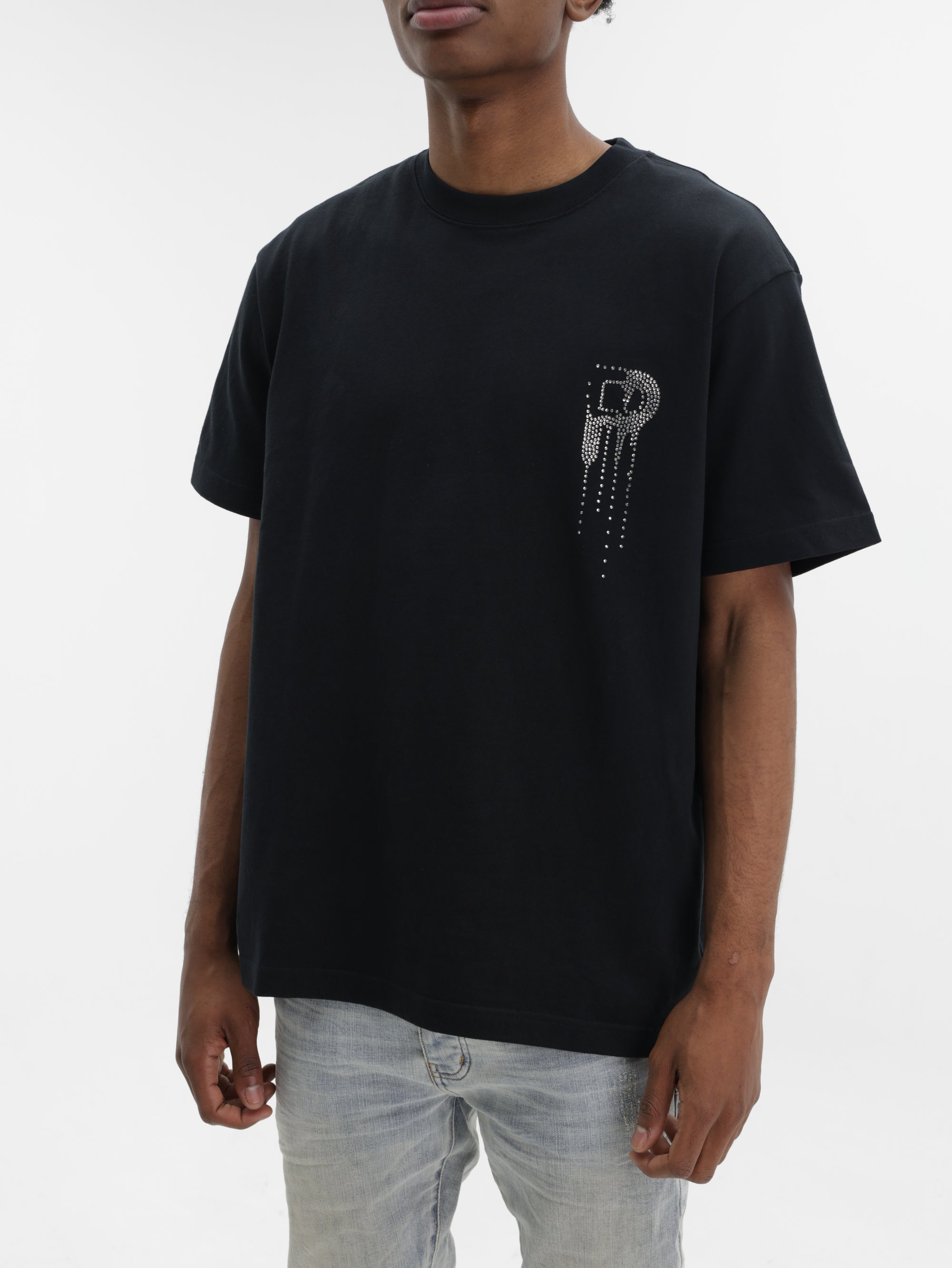 Purple T-Shirt Hwt  Black