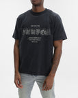 Purple T-Shirt Textured  Black