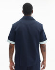 Casablanca Shirt Jacquard Navy
