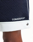 Casablanca Shorts Jacquard Navy