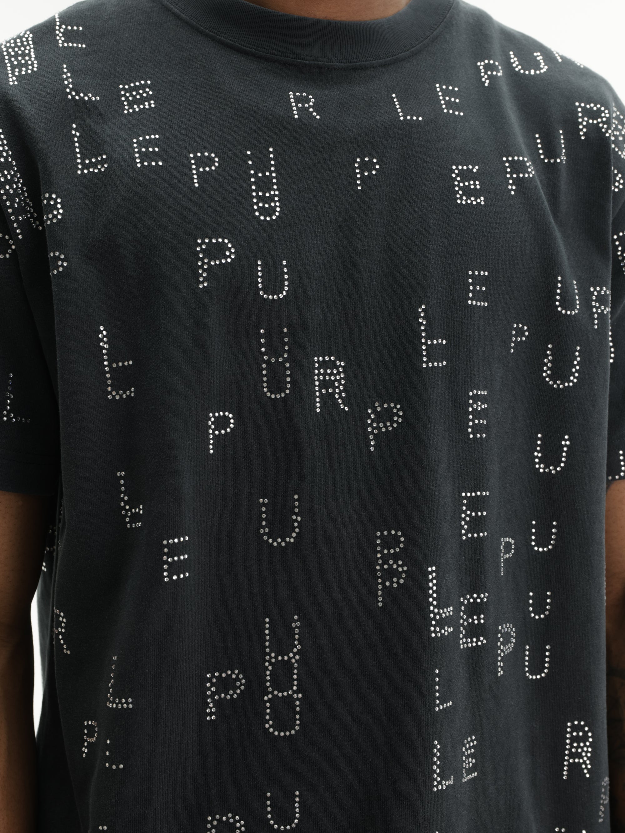 Purple T-Shirt Hwt  Black