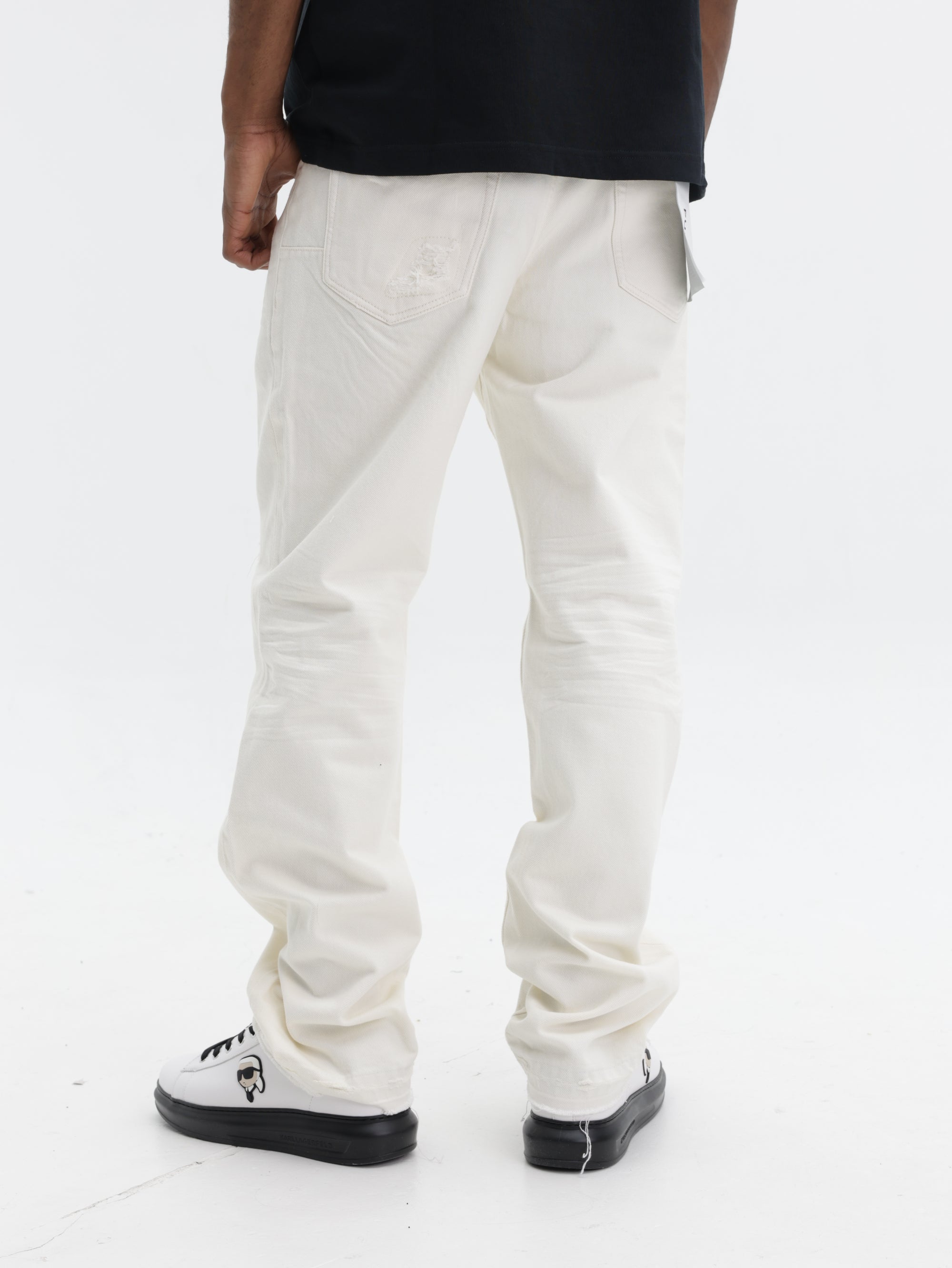 Purple Jeans Blowout Patch Off White