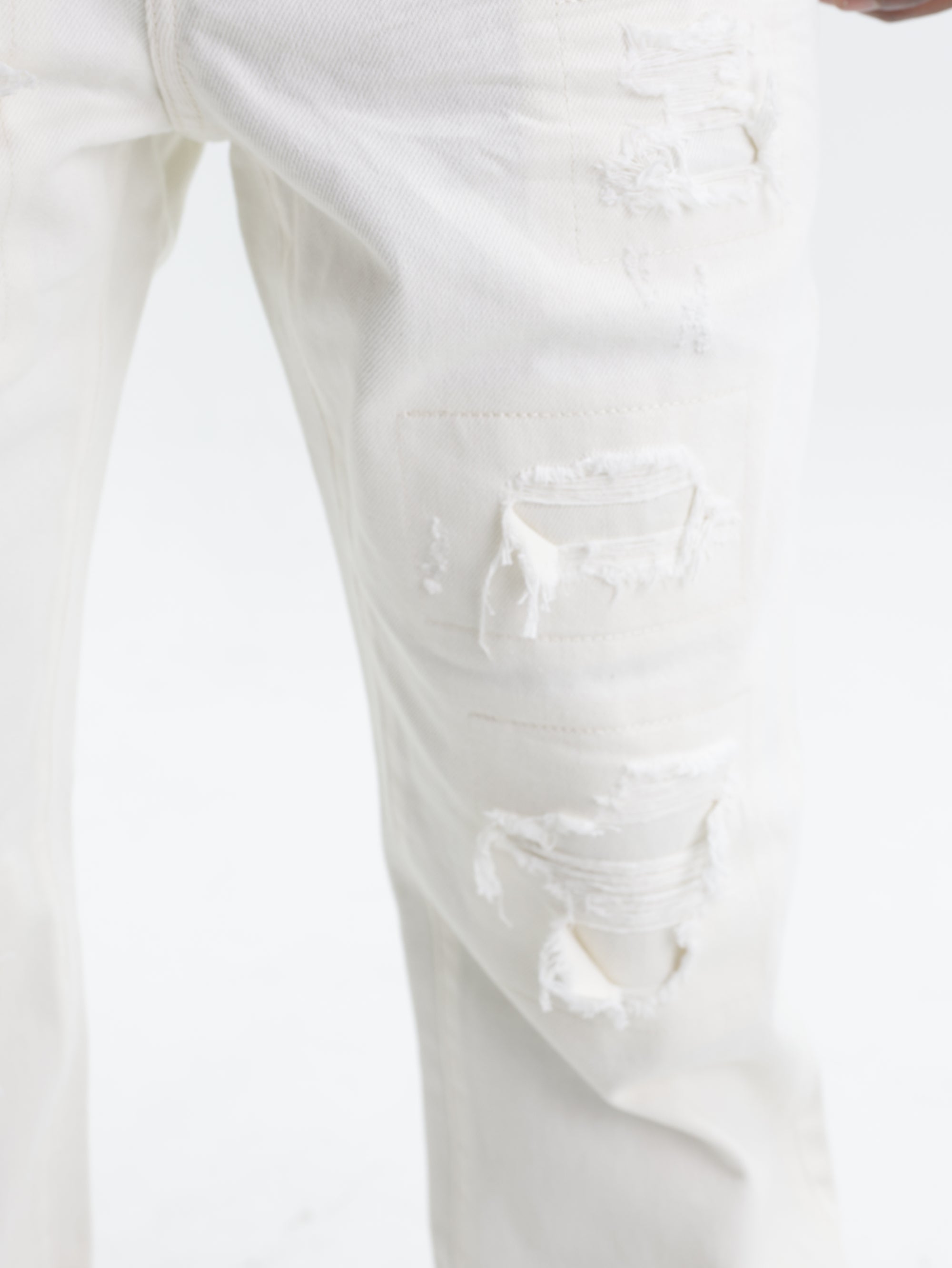 Purple Jeans Blowout Patch Off White