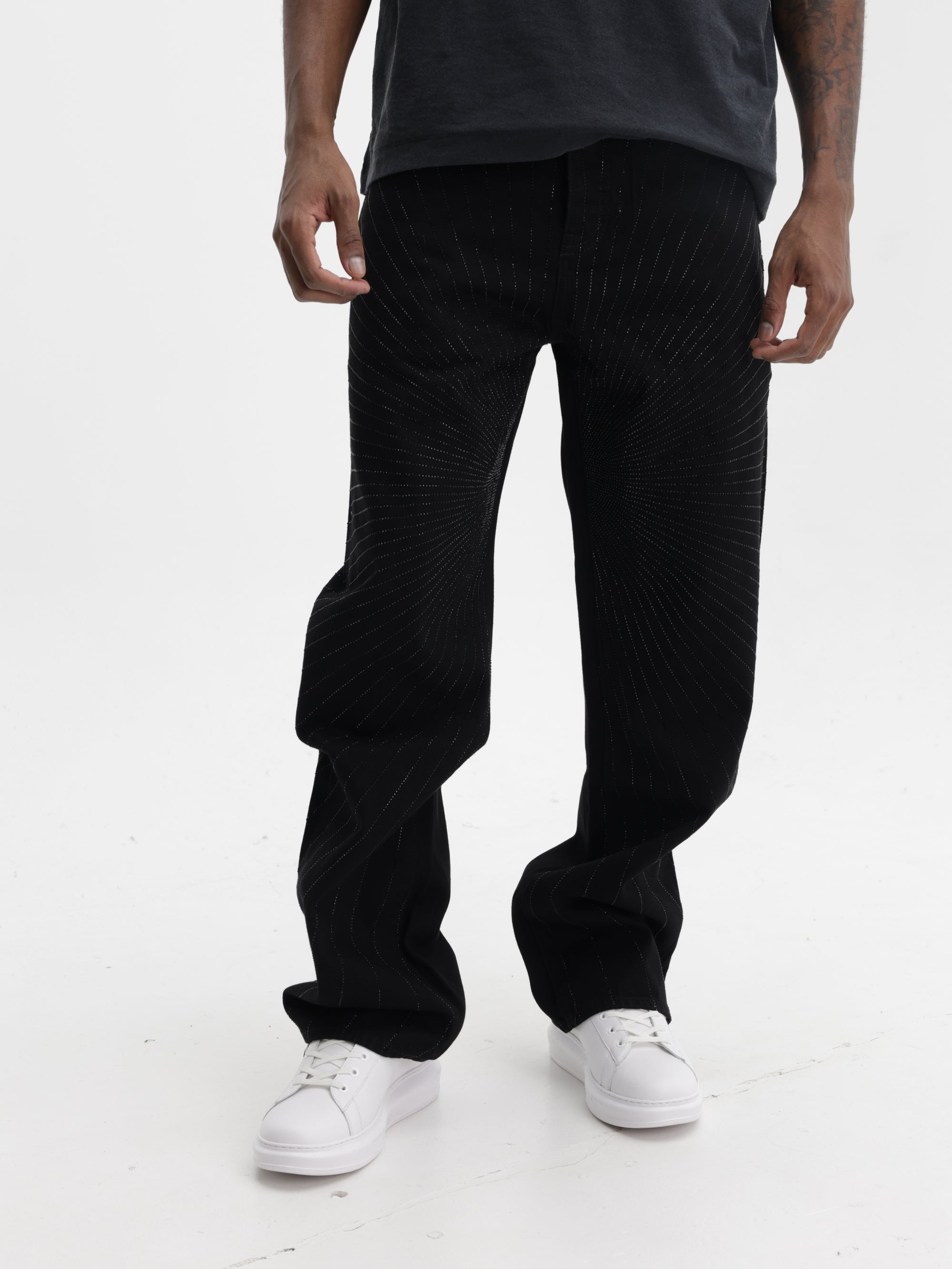 Purple Jeans Radial Hotfix Black