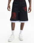 Off-White Shorts Black-Red