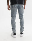 Purple Jeans Skinny Beaded Indigo
