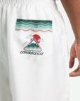 Casablanca Shorts Montagne Ondulee White
