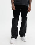 Purple Jeans Flock Dipped Black