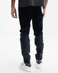 Purple Jeans Skinny Flock Dipped Navy