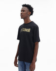 Just Cavalli T-Shirt Logo Gold Mat Black