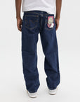 Icecream Running Dog Double Scoop Denim Pants Mid Wash Blue