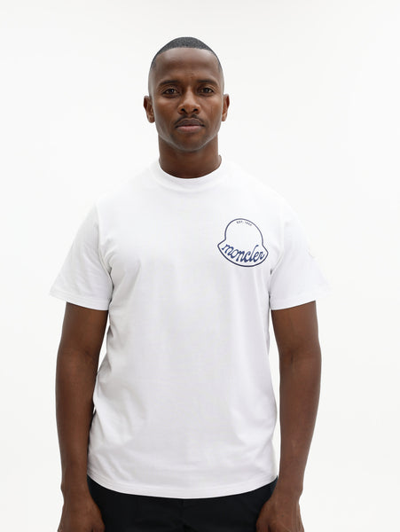 Moncler T-Shirt Logo White - AL Capone Premium
