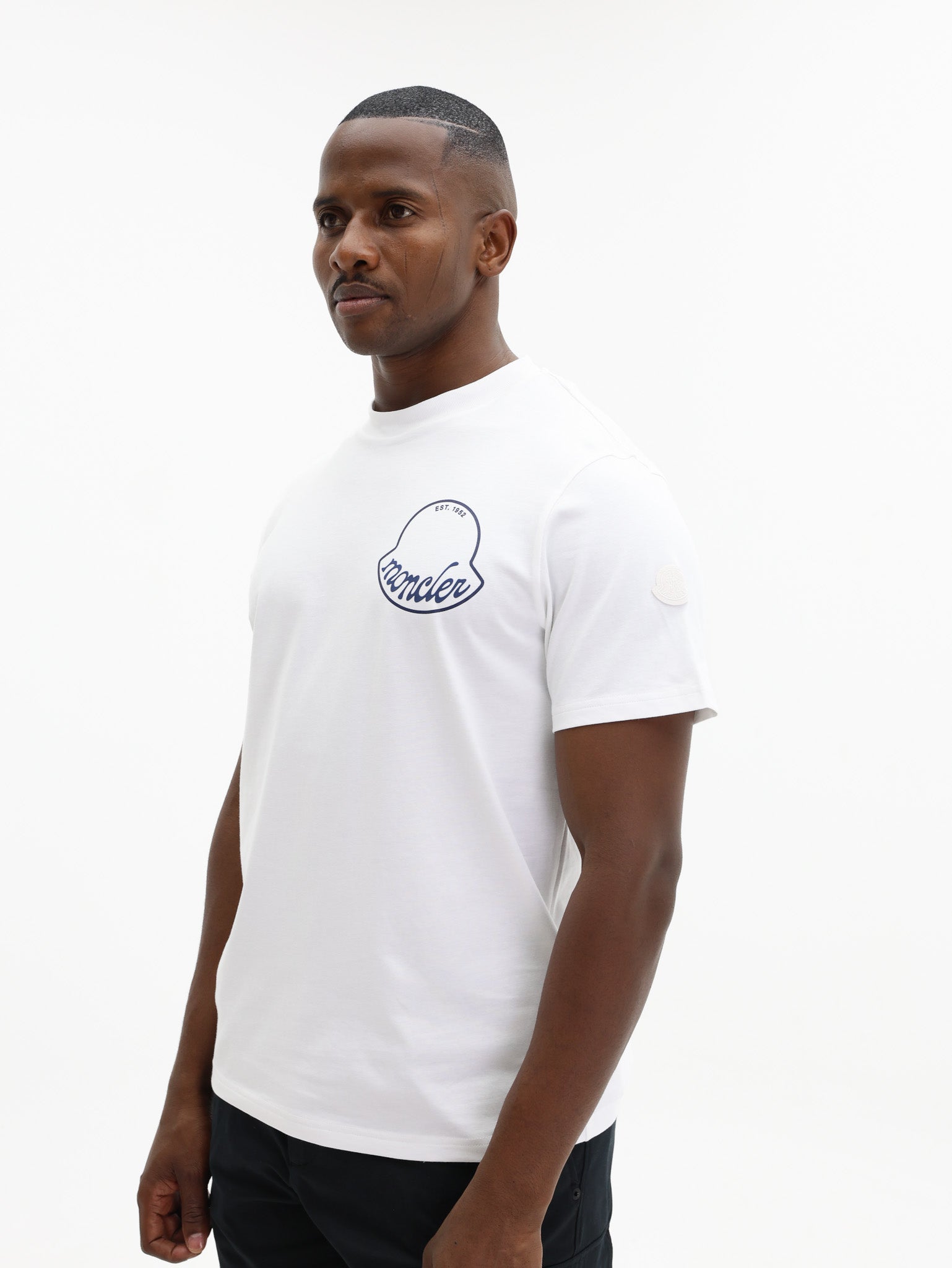 Moncler T-Shirt Logo White - AL Capone Premium