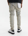 Purple Jeans Skinny Mud Tan