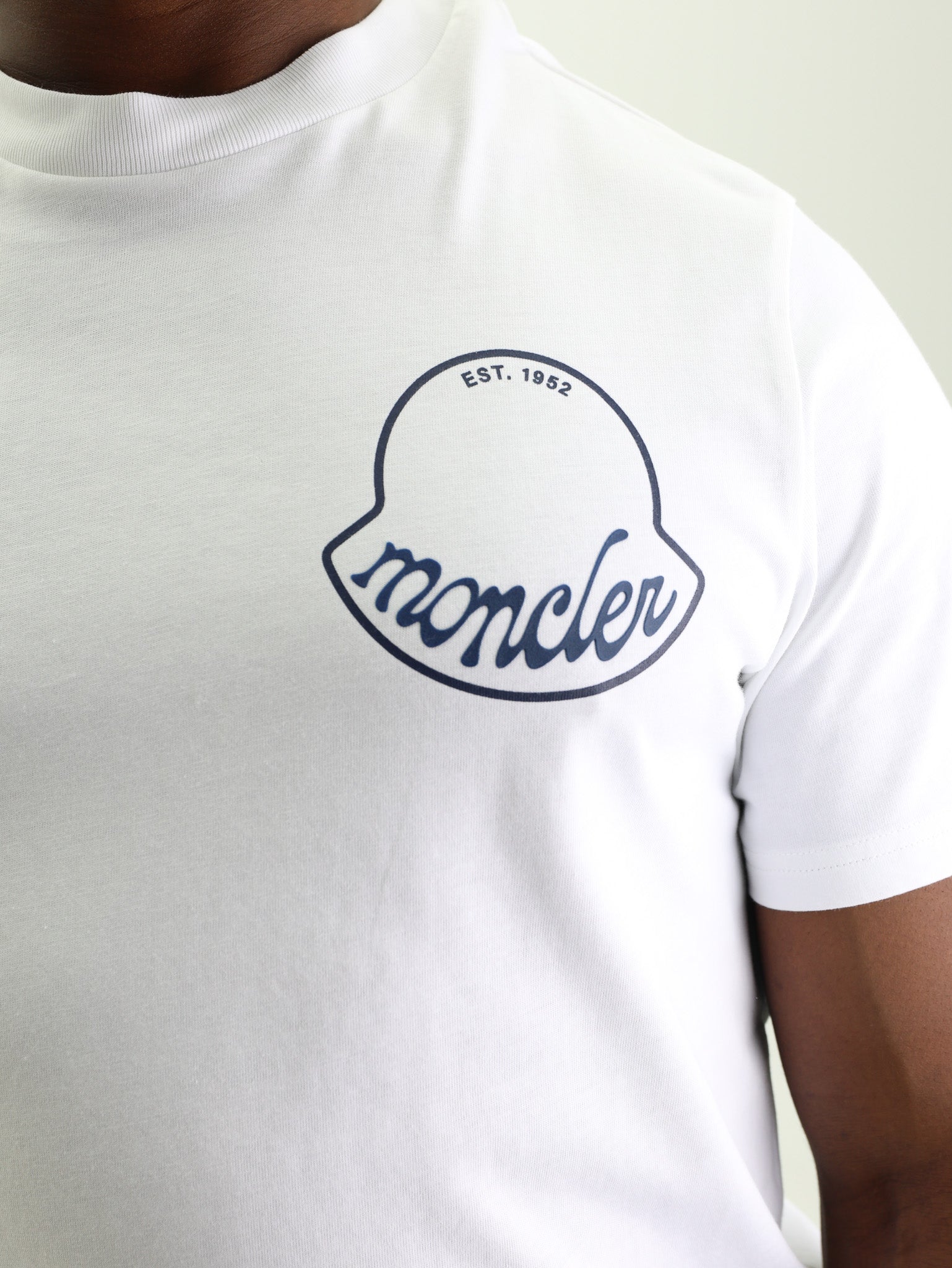 Moncler T-Shirt Logo White - AL Capone Premium
