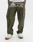 Icecream Running Dog Zip-Off Cargo Pants Khaki