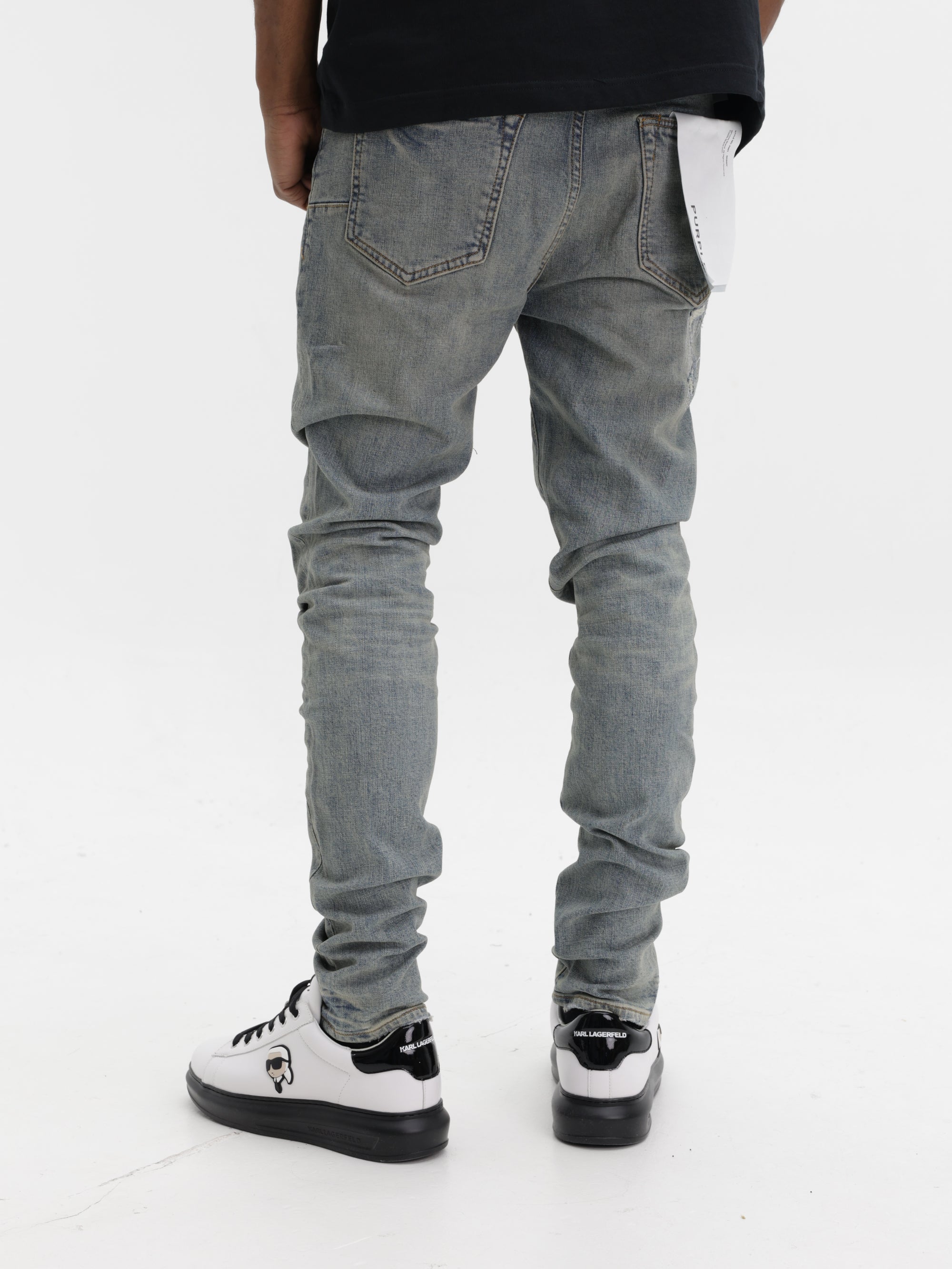 Purple Jeans Light Blue Vintage Indigo