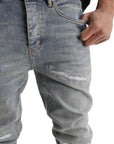 Purple Jeans Light Blue Vintage Indigo