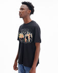 Just Cavalli T-Shirt Logo Flames Black