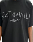 Just Cavalli T-Shirt Embroidery Logo Black