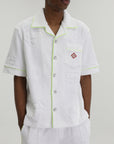 Casablanca Shirt Towelling Monogram White