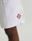 Casablanca Shorts Towelling Monogram White