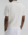 Casablanca Golfer Tennis Boucle Polo White